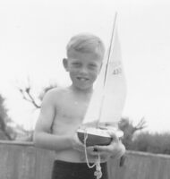 Malcolm Appleton with first boat